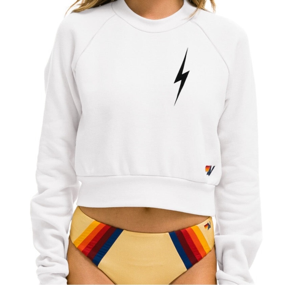 Aviator Nation Cropped Sweatshirt